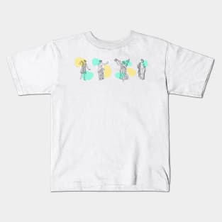 Greek Goddess blue Kids T-Shirt